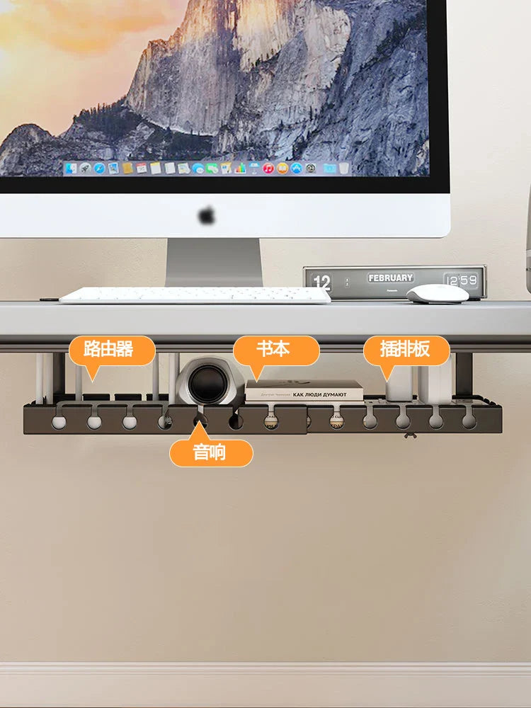 Cable channel under the desk | Bowlift