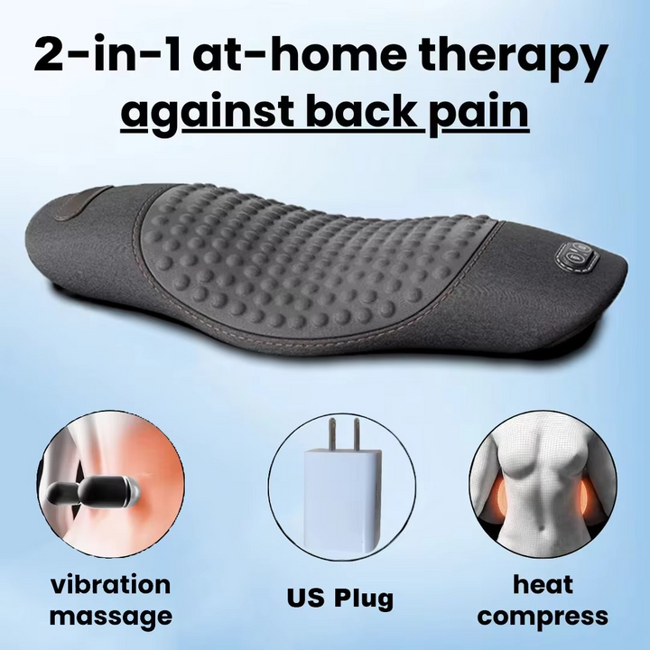 BowLift | Waist Support Pillow with Heating and Vibrating Back Massager
