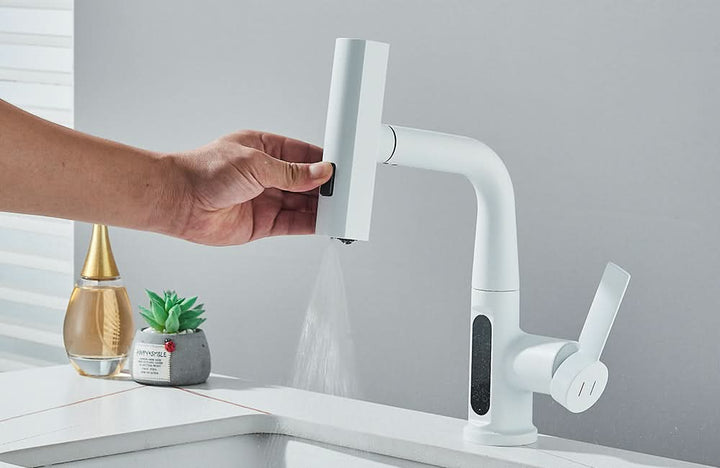 BowLift | LUXOR - Modern digital washbasin tap