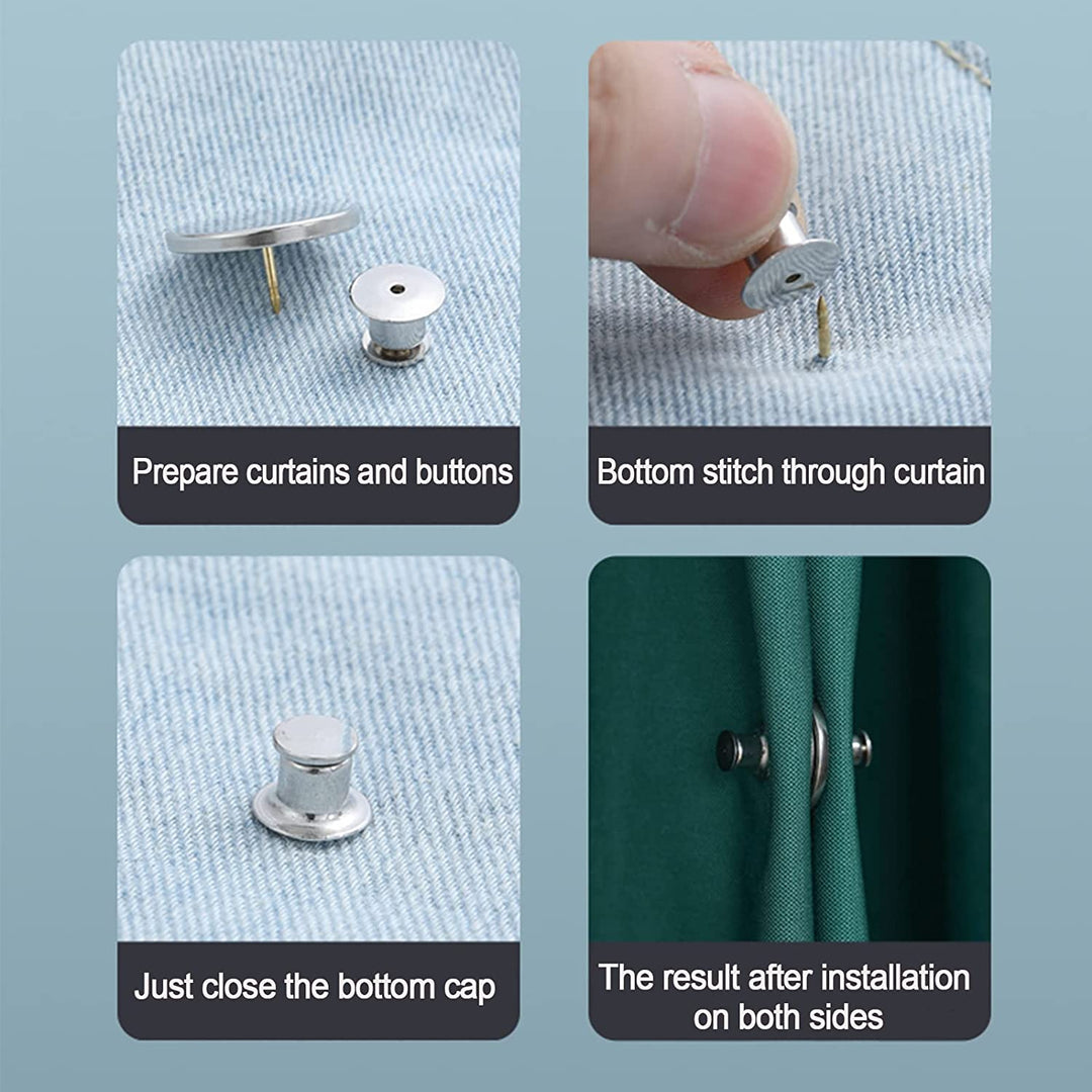 BowLift | Magnetic Curtain Holder Clip Set