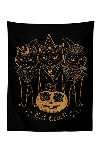 Cat Oracle Wall Tapestry | Bowlift