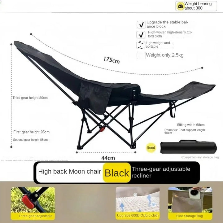 Relax Everywhere Reclining Outdoor Lounge Camping Chair | Bowlift
