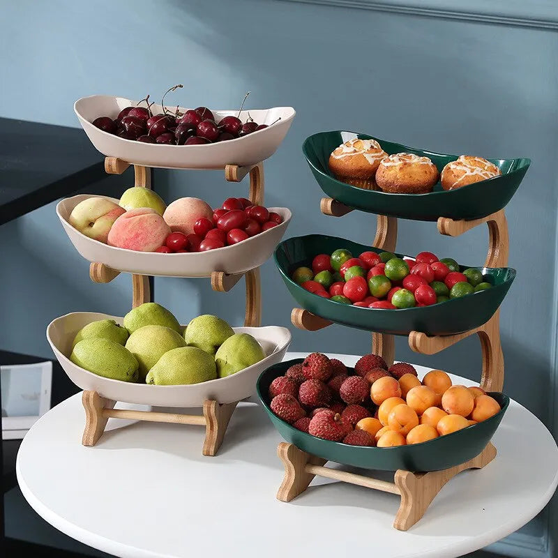 BowLift | Stylish Metal Fruit Stand with 2 or 3 Layers - StackFruit
