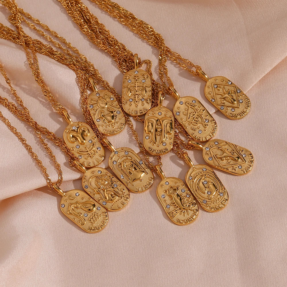 BowLift | Dainty Zodiac Tarot Inspired Necklace