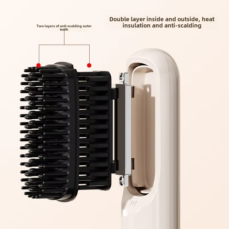 BowLift | USB Rechargeable Ionic Hair Styler – Ceramic Straightening Comb