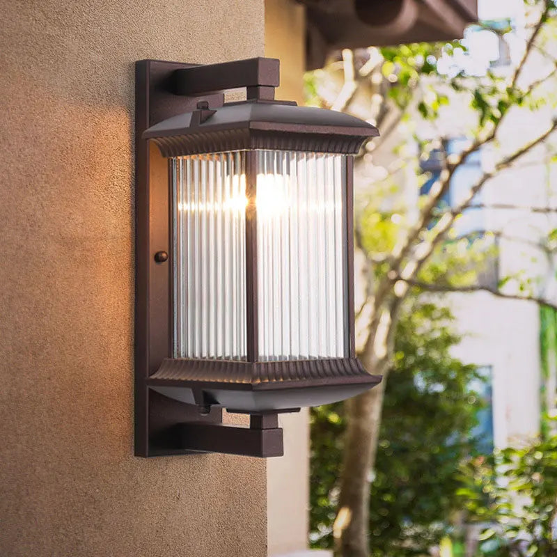 BowLift | Light-repellent Outdoor Wall Light Metal | Weatherproof IP65 | E27 Socket | For Garden, Gate & Terrace