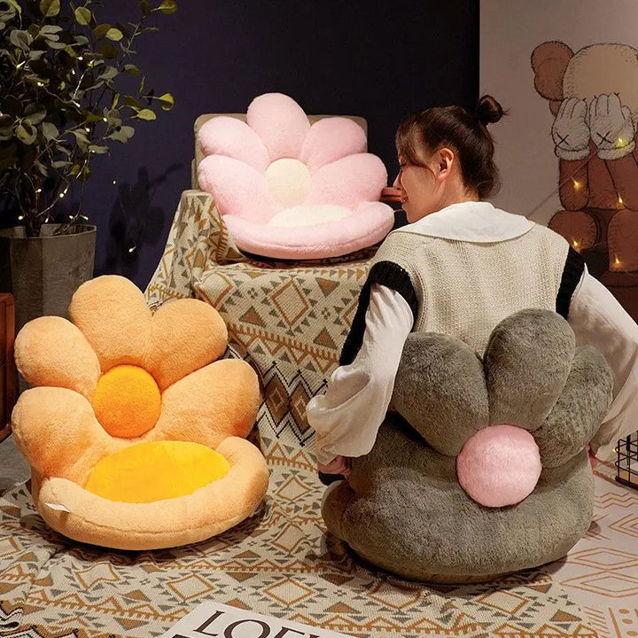 Sunflower Ergonomic Long Sitting Chair Cushion | Bowlift