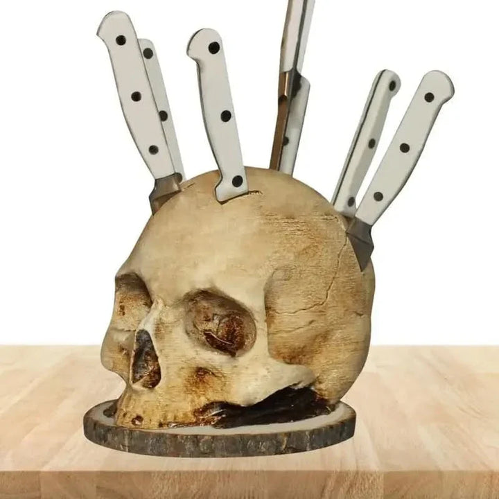 BowLift | SUTURA - Gothic Skull Knife Holder