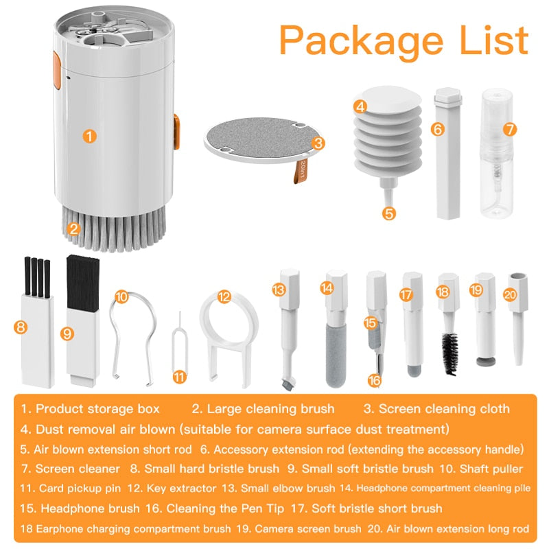 BowLift | 20in1 Ultimate Tech Cleaning Tool Set