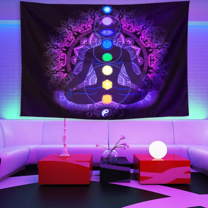 BowLift | Colorful Glowing Luminous Tapestry