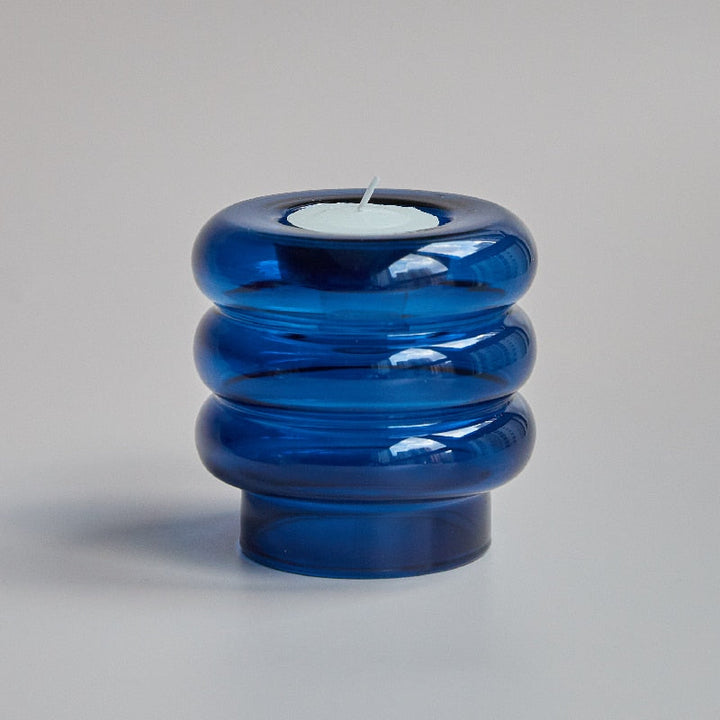 BowLift | Dual Glass Spiral Candle Holder
