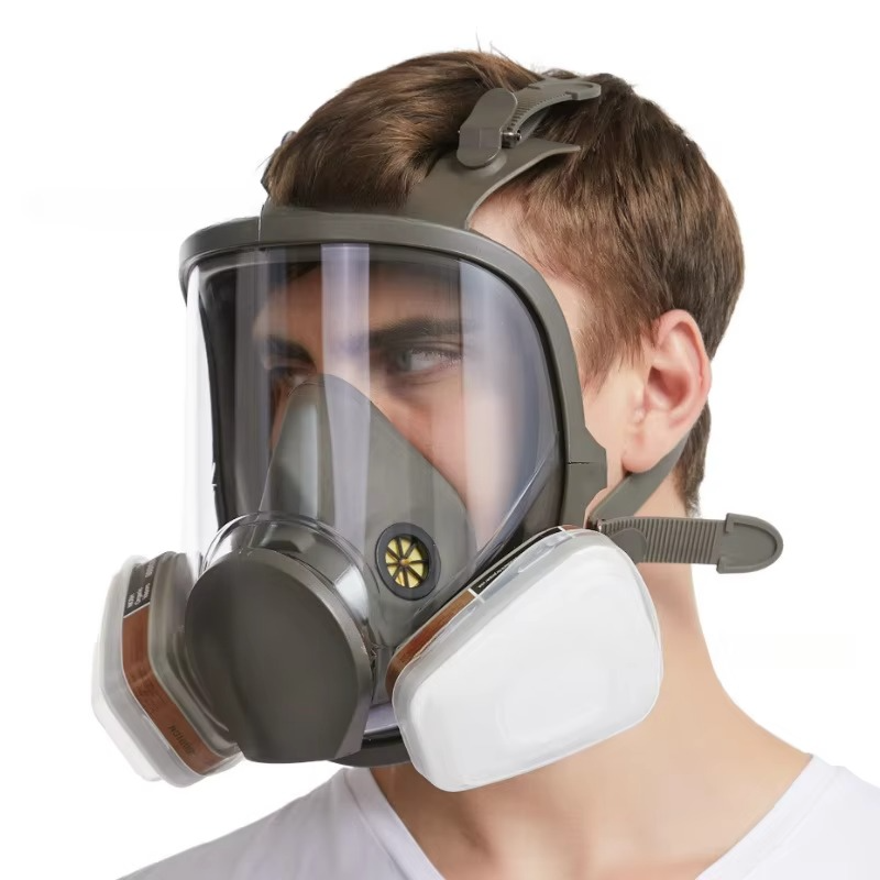 BowLift | Comprehensive Full Face Respirator Safety Gas Mask with Anti-Fog Protection