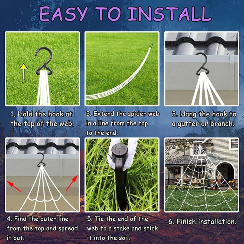 BowLift | Waterproof Outdoor Decor Web LED Light