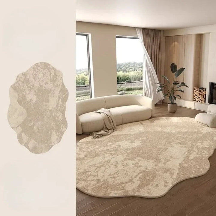 BowLift | Irregular Plush Washable Rug for Bedroom and Living Room