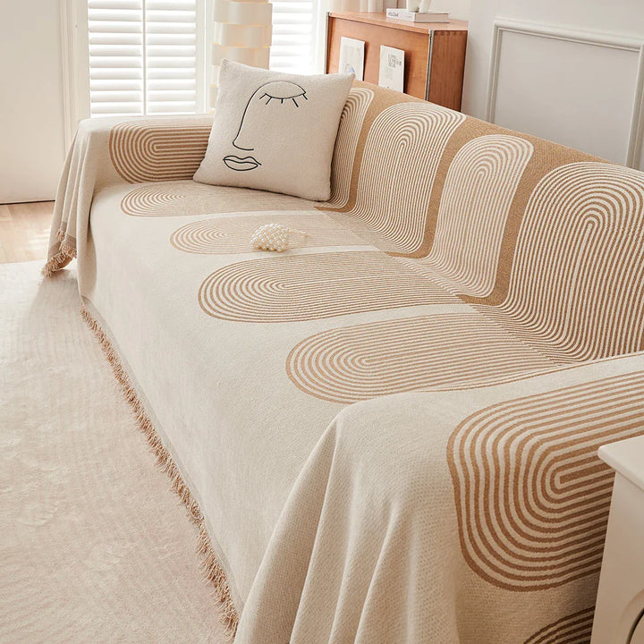 BowLift | ScandiLoom Tassel Blanket | Four Seasons | Sofa & Scratch Protection | Blanket & Rug in One Description: