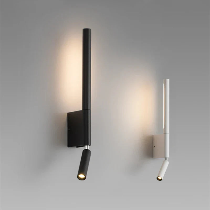 Modern LED wall lamp for bedroom, adjustable wall light in hotel style | Bowlift