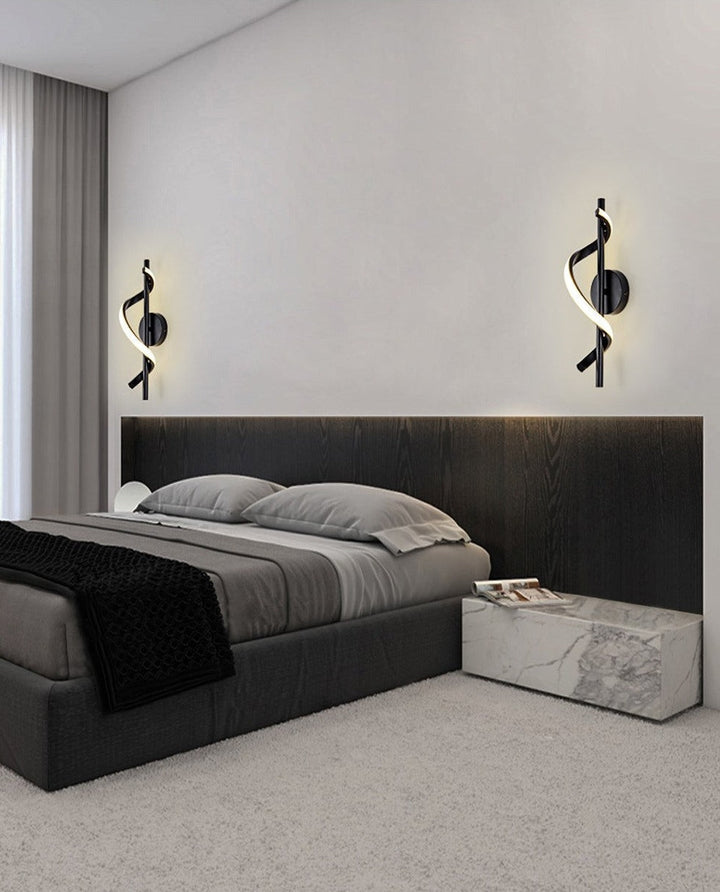 BowLift | SpiralLume – Minimalist LED Wall Light with a Modern Edge