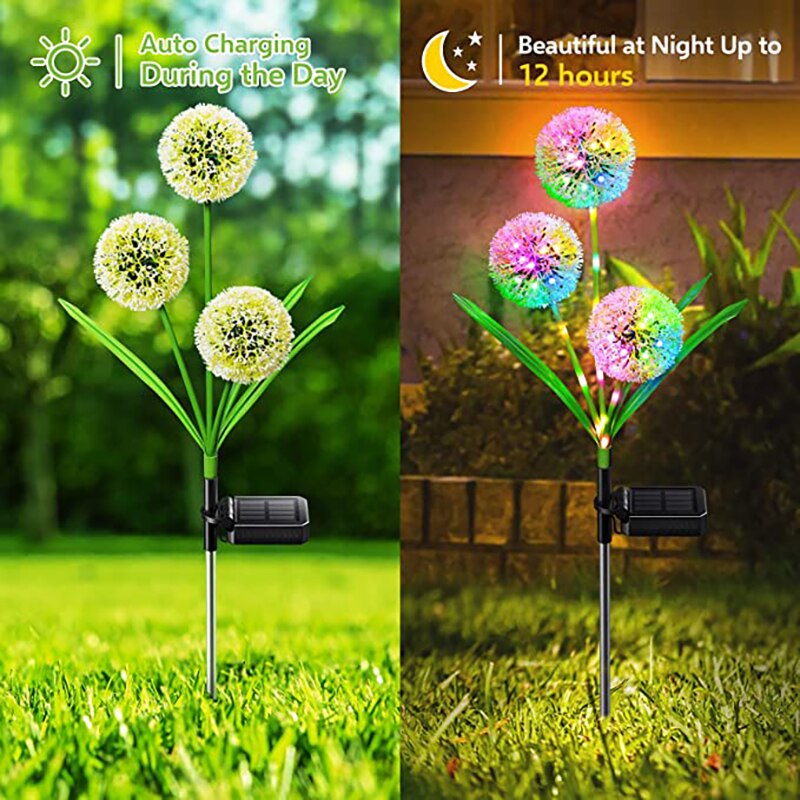 BowLift | Garden Glow Solar-Powered Dandelion Lights