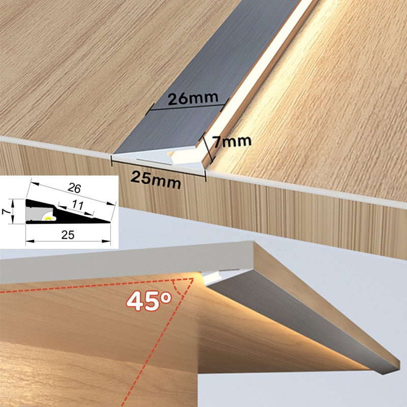 InvisiBowlifte Surface Aluminum Thin Light Panel | Bowlift