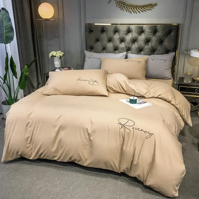Luxury Duvet Cover with Elegant Embroidery – Soft, Breathable and High Quality | Bowlift