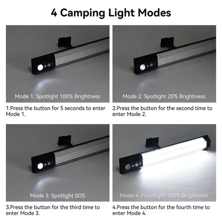 BowLift | Solario Split Solar Lamp | 158 LEDs | Motion Sensor & Remote Control | 10W Solar Light