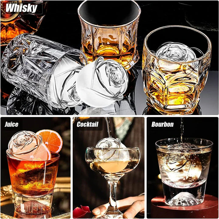 BowLift | 3D Rose Ice Cube Trays