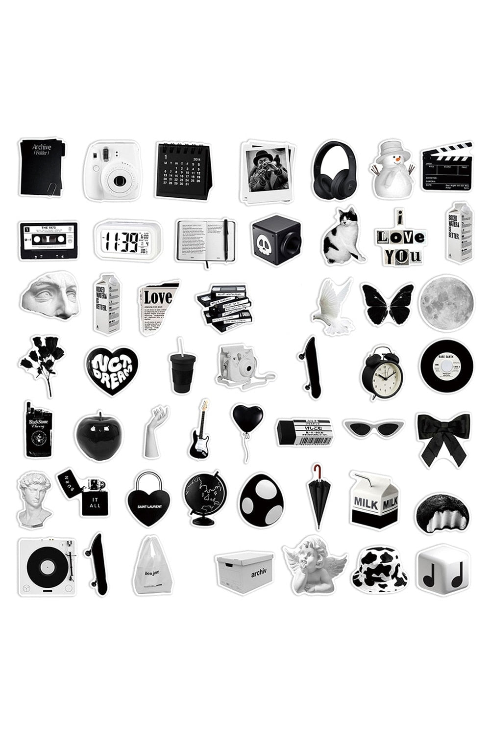 simple cartoon wall stickers | Bowlift