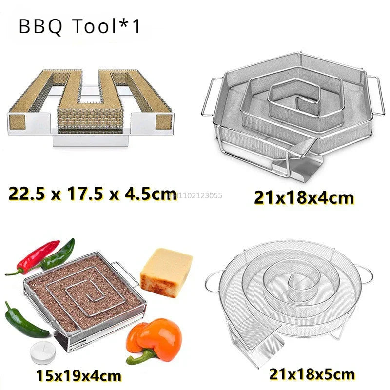 BowLift | Räuchinox Cold Smoke Generator | Stainless Steel & Durable | Up to 10h Smoke | For Grill & Smoker