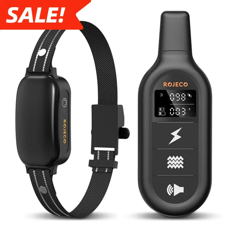 Electric Dog Training Collar with 1000m Remote & Waterproof Design – PetTrainer Bowlift