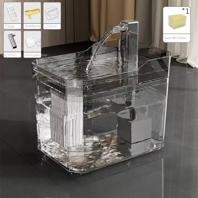 BowLift | Automatic Cat Water Fountain with USB Pump and Multi-Stage Filtration