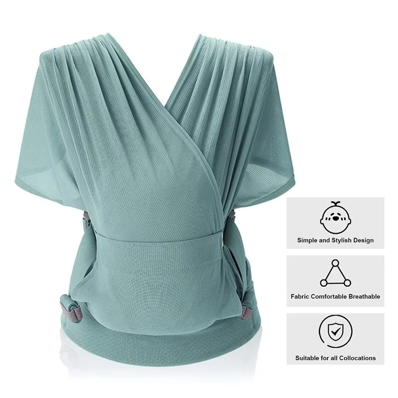 BowLift | Breathable Lightweight Hands Free Baby Sling Wrap Carrier for Newborns and Infants