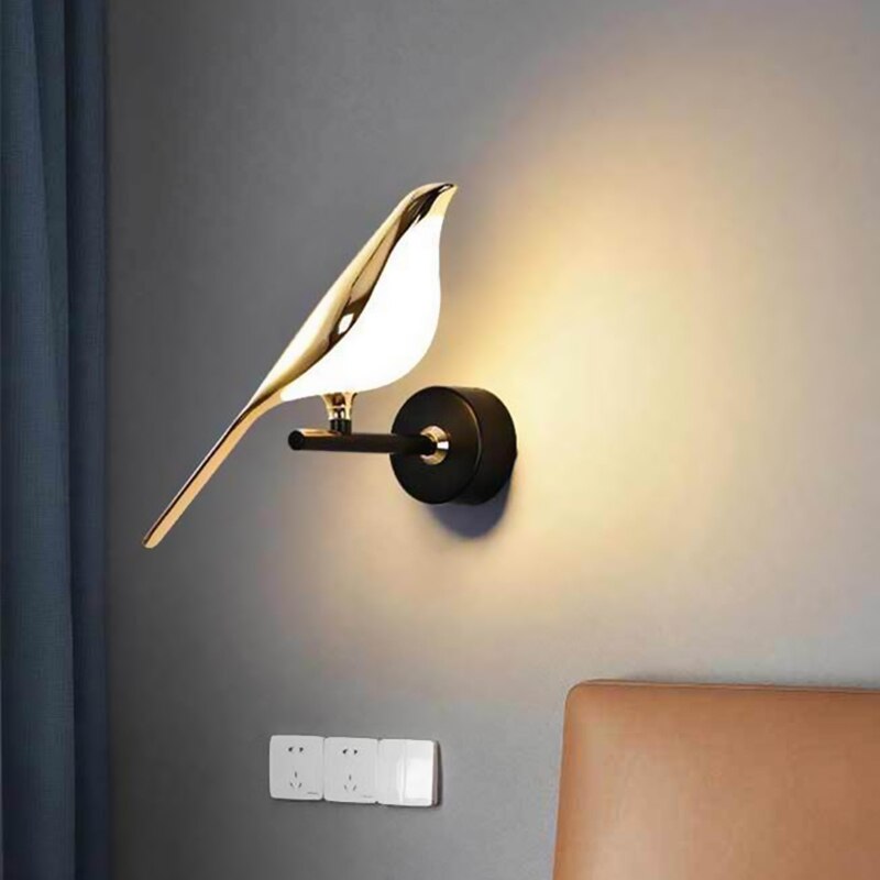 BowLift | Modern Nordic Wall Bird Lamp