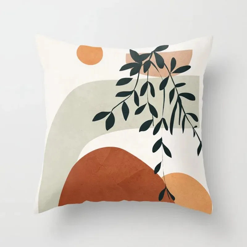 BowLift | VelvetHaven Cushion Cover - Stylish Botanical Cushion Cover for Fresh Interior Makeover