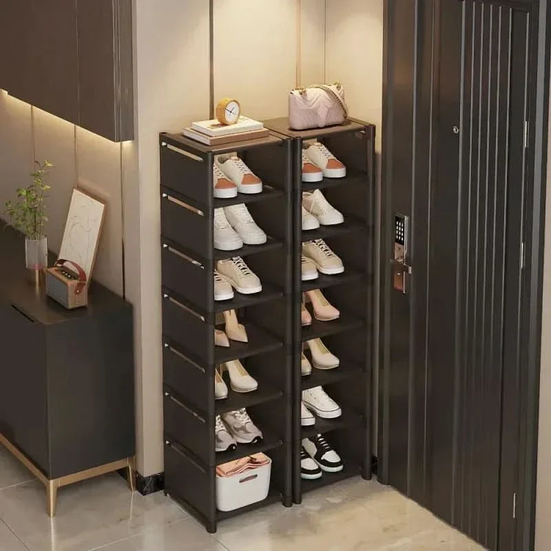 BowLift | SHOECORNER RACK – Stackable shoe rack for corners – Space-saving organization with style