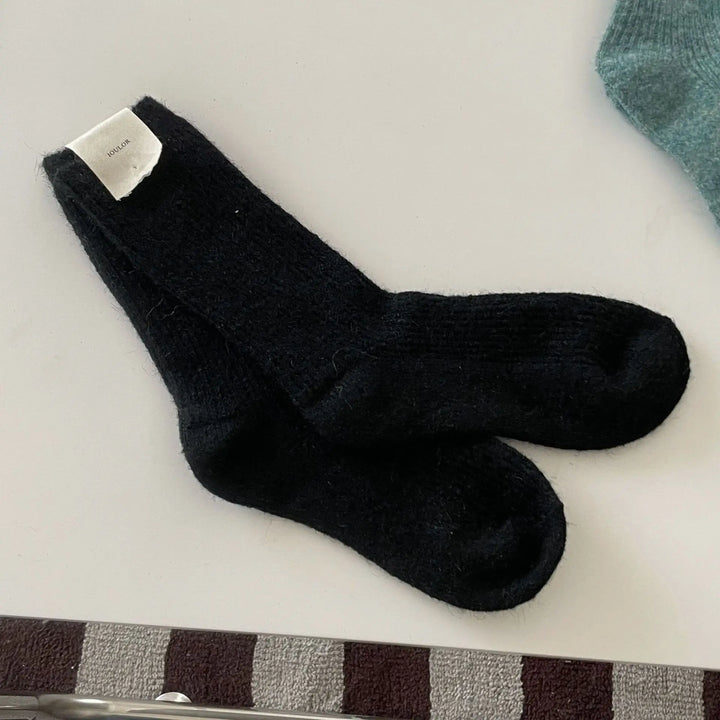 BowLift | CozyWarmth | Women's Thermal Socks | 9% Wool & Cashmere | Extra Thick & Soft | Japanese Knitting Style