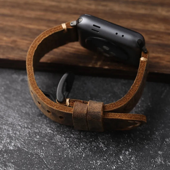 BowLift | Handcrafted genuine leather cowhide Apple Watch band