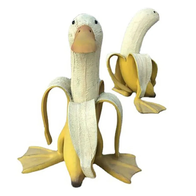 Peeled Banana Duck Face Garden Decor | Bowlift