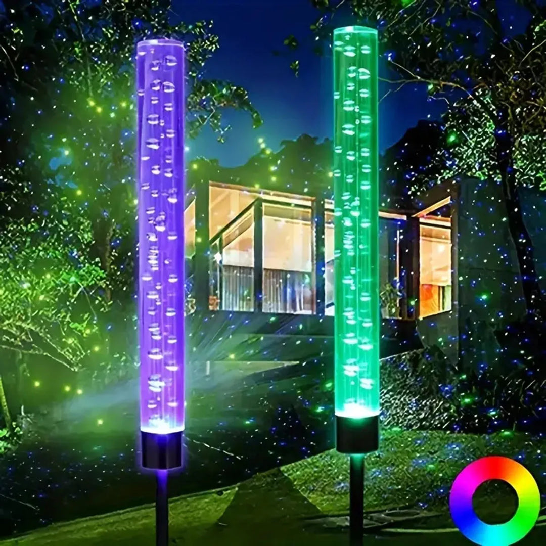 BowLift | LumaFlair Solar Garden Light | Color Changing LED | Weatherproof | With Ground Spike