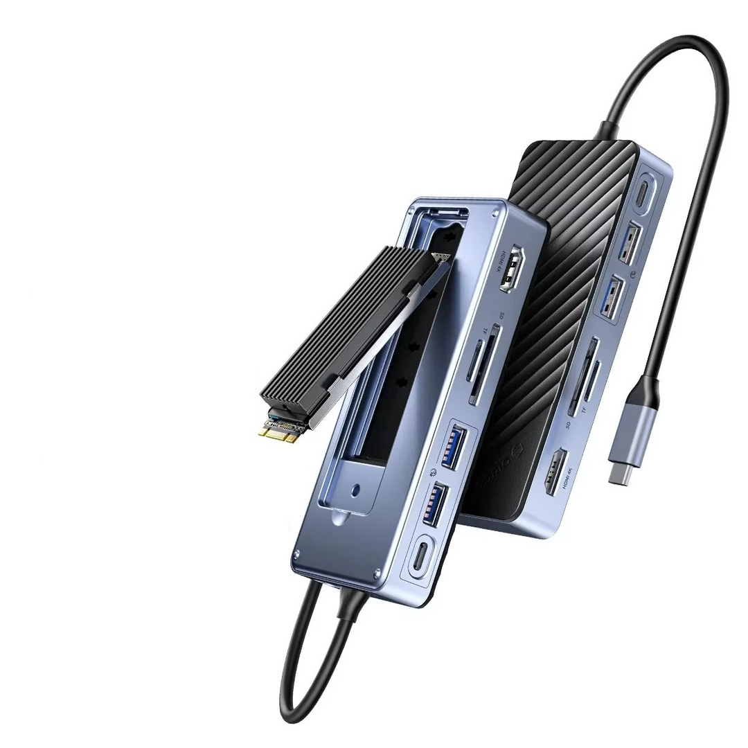 BowLift | Ultimate USB-C Laptop Docking Station with Integrated SSD Enclosure
