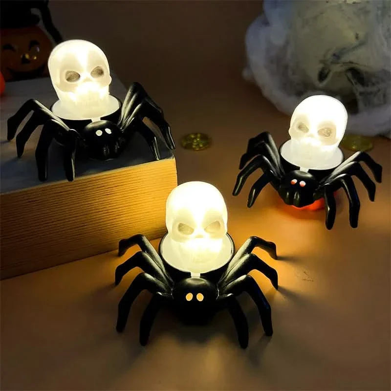 BowLift | Halloween LED Skull & Spider Lamp – Spooky Home Decor