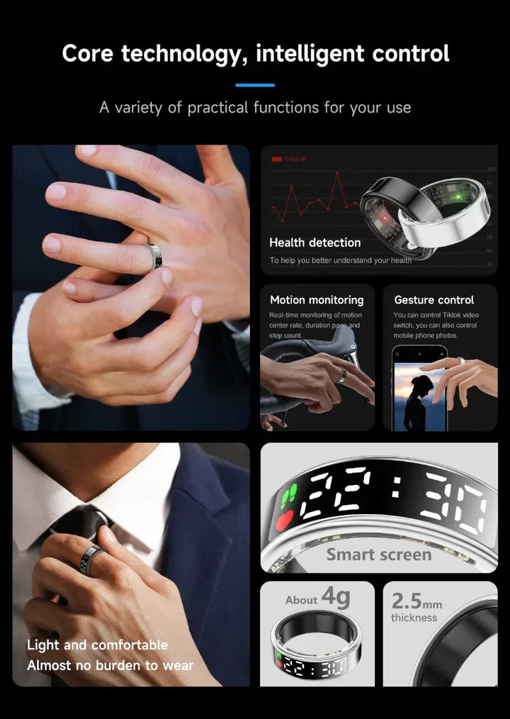 BowLift | Smart LED Health Monitoring Ring