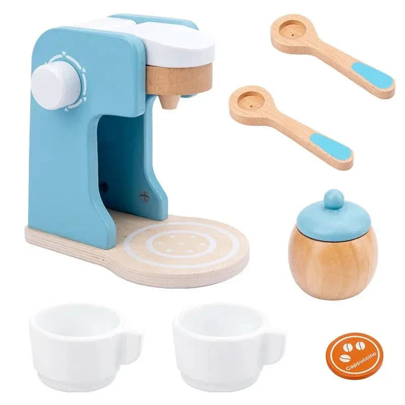 BowLift | Premium wooden play kitchen with blender, toaster & coffee machine