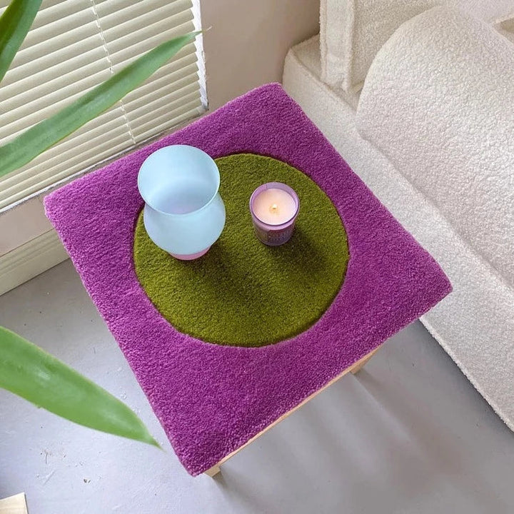 Dot in Square Block Rug | Bowlift