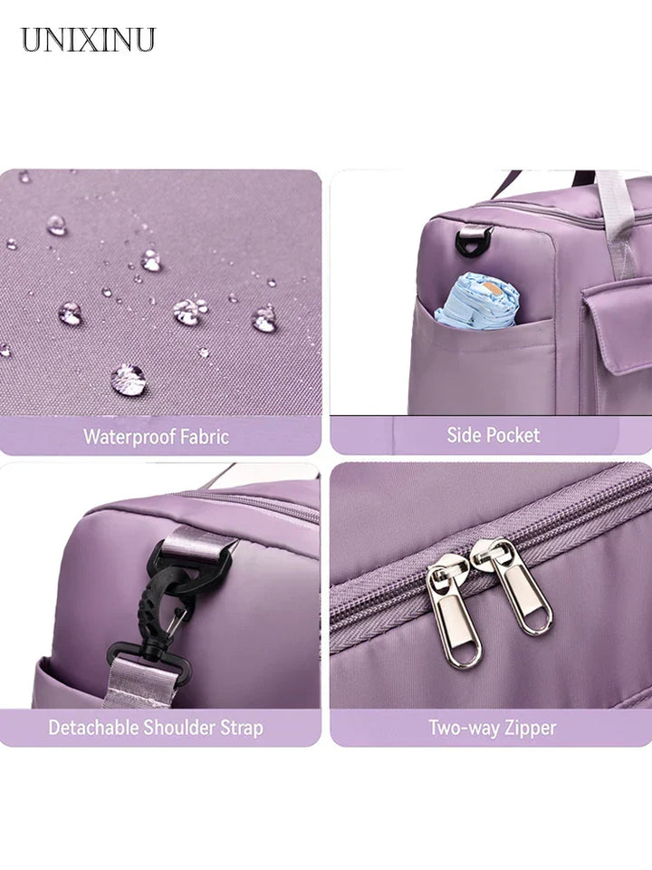 BowLift | Veyora WeekAir | All-in-One Travel Bag | Trolley Loop & Shoe Compartment | 35L