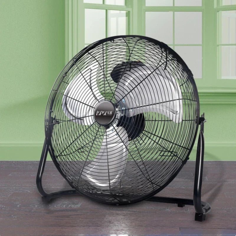 Industrial Floor Fan – 8-Speed 130° Oscillating Workshop Blower, Silent 45dB Turbo Motor with Overheat Protection | Bowlift