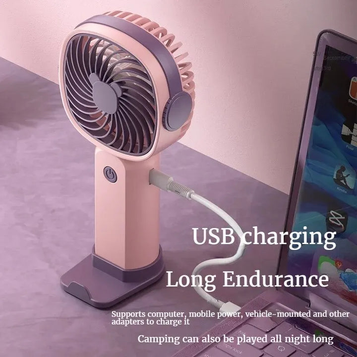BowLift | Airvalo Mini Fan | USB & Rechargeable | Portable & Quiet | Compact Design