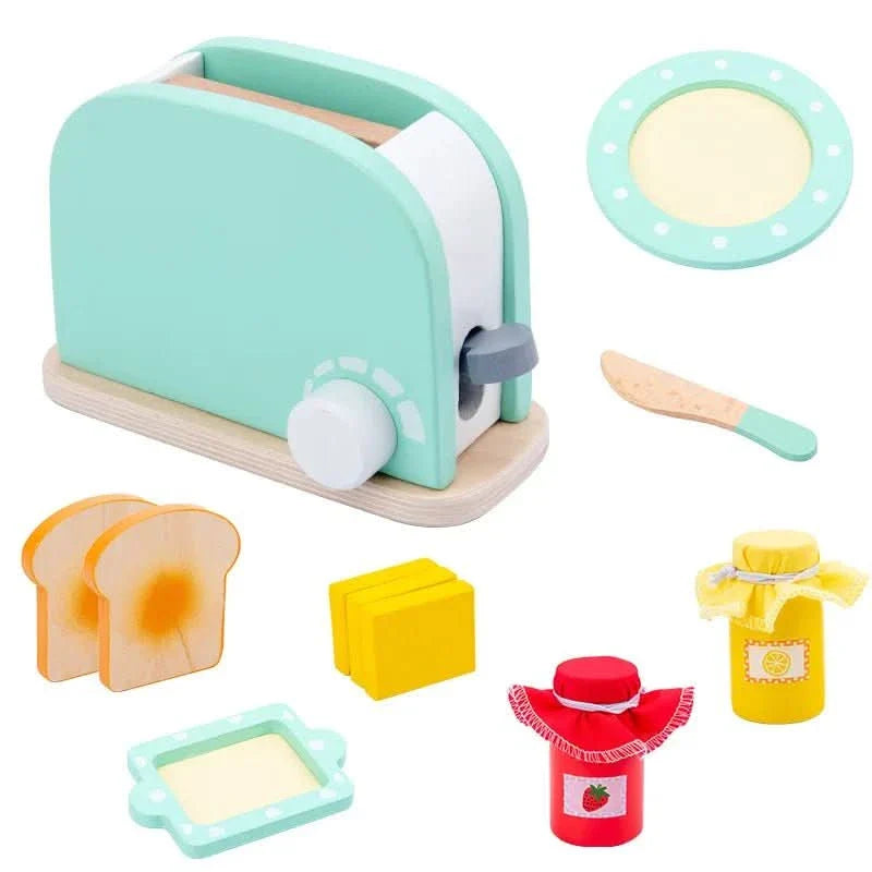 BowLift | Premium wooden play kitchen with blender, toaster & coffee machine