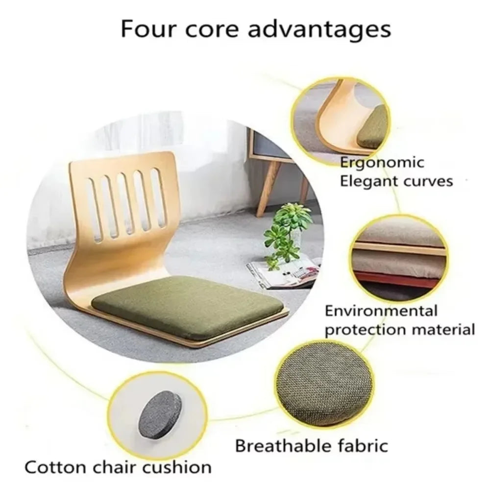 BowLift | Adjustable Japanese Tatami Relax Chair Without Legs