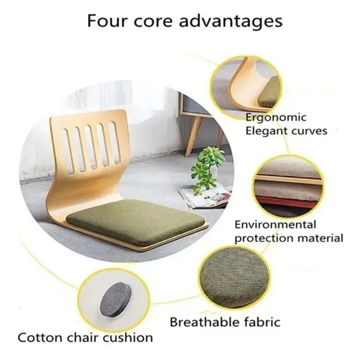 BowLift | Adjustable Japanese Tatami Relax Chair Without Legs