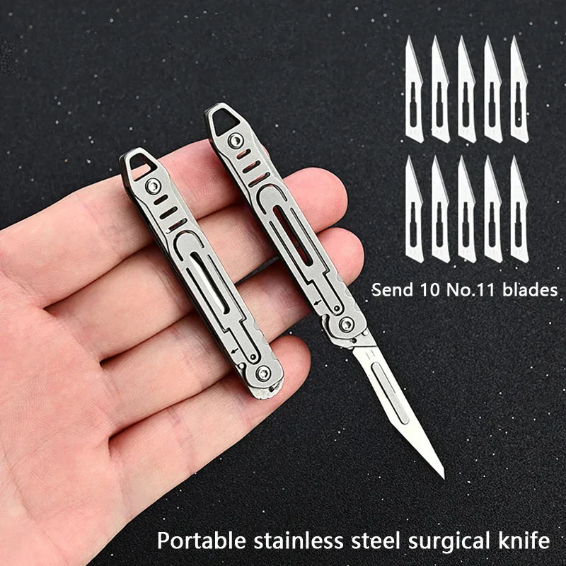 Replaceable Blades Foldable EDC Knife | Bowlift